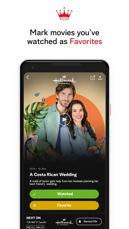 Hallmark Movie Checklist screenshot